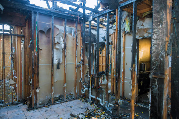Professional Emergency Fire Cleanup technician working in Georgetown, TX